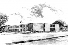 Early images of the Assumption Catholic School (ACS) building